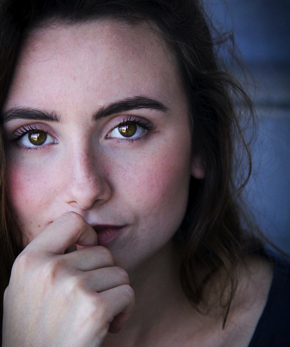 Girl visibly happy after counseling